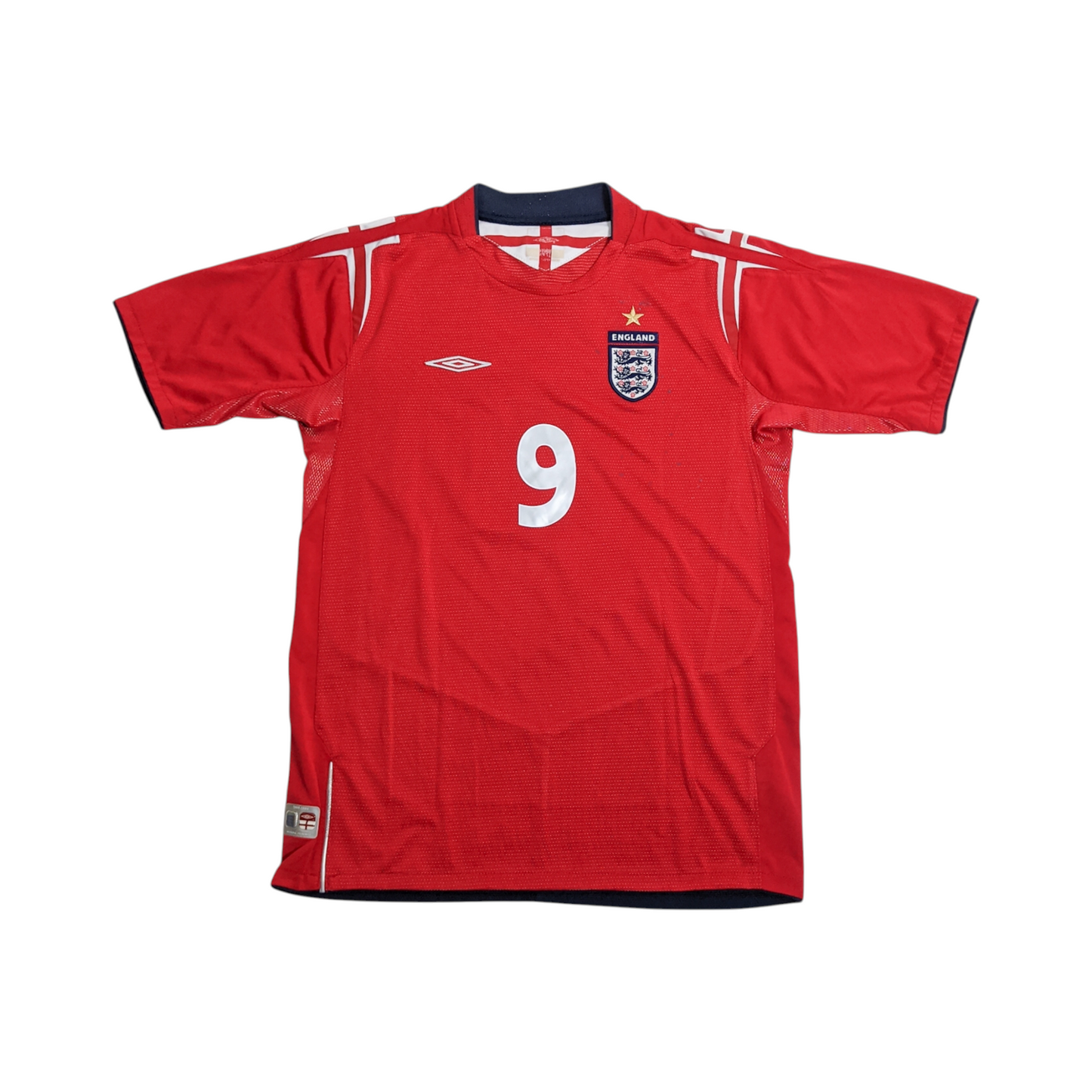 Original England 2004/06 Away - Rooney #9 Size XL Boy