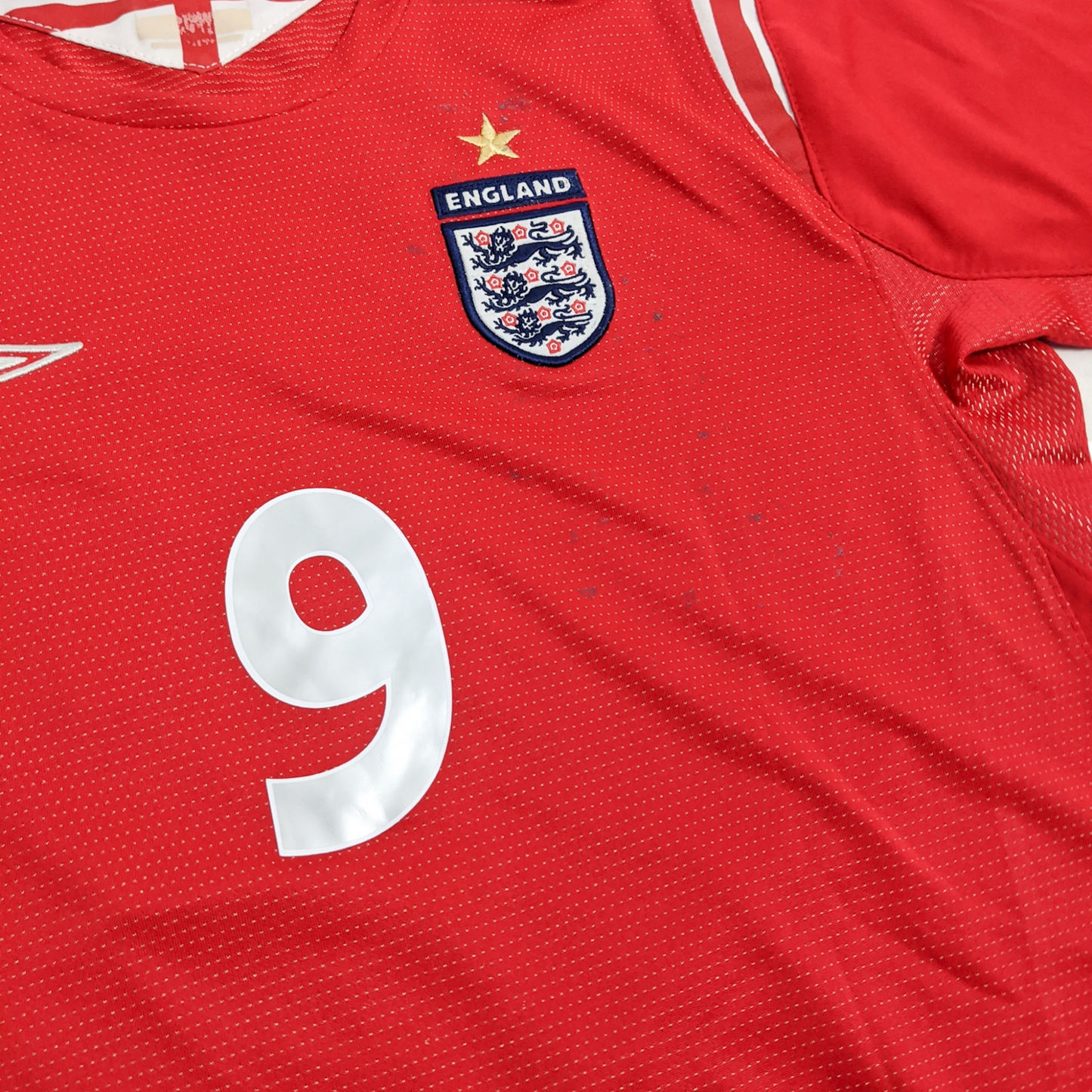 Original England 2004/06 Away - Rooney #9 Size XL Boy