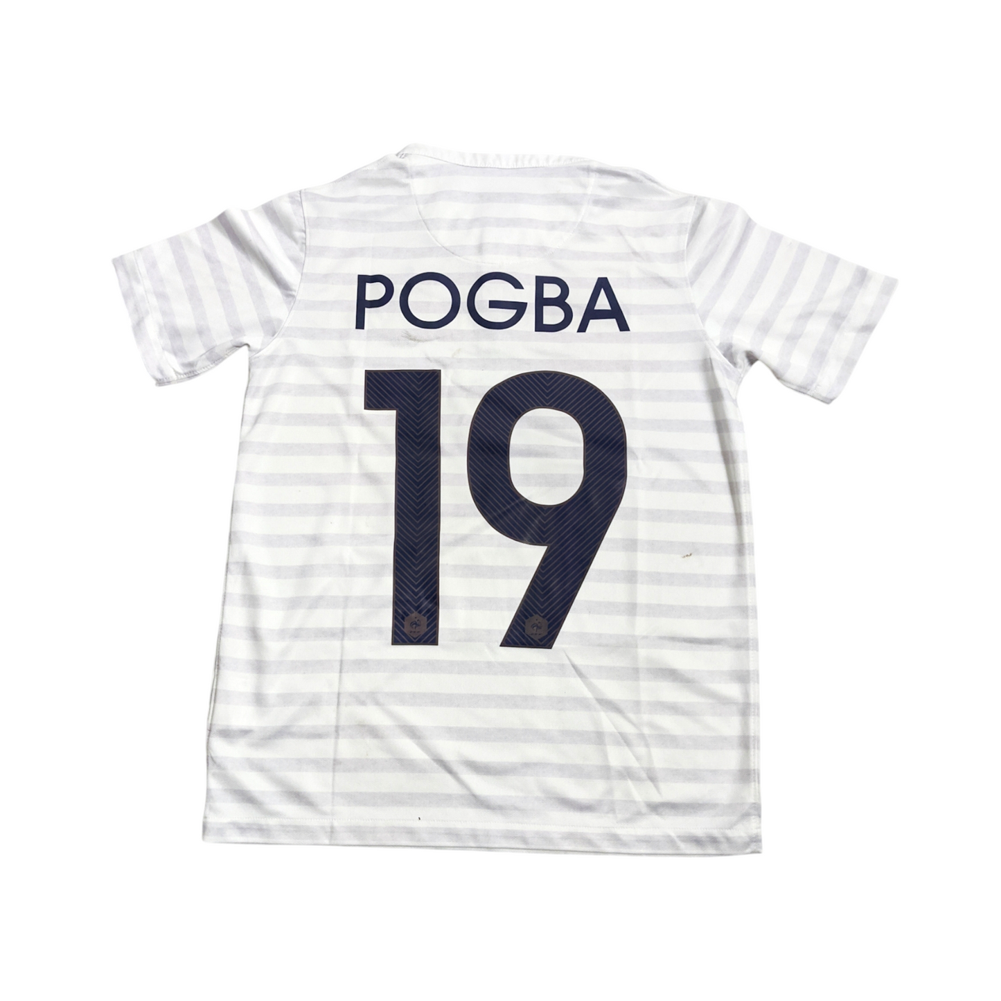 Original France 2014 Away - Pogba #19 Size M Boys