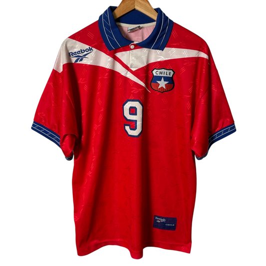 Original Chile 1997/99 Home - Zamorano #9 Size L