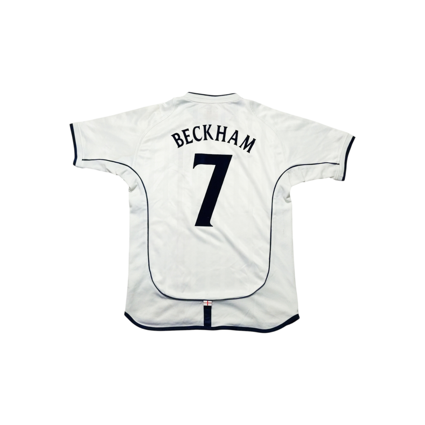 Original England 2002 Home - Beckham #7 Size XL Boys