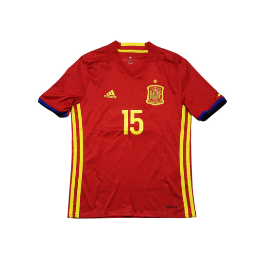 Original Spain 2016/17 Home - Ramos #15 Size M Boys
