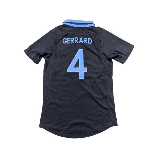 Original England 2011/12 Away - Gerrard #4 Size M Boys