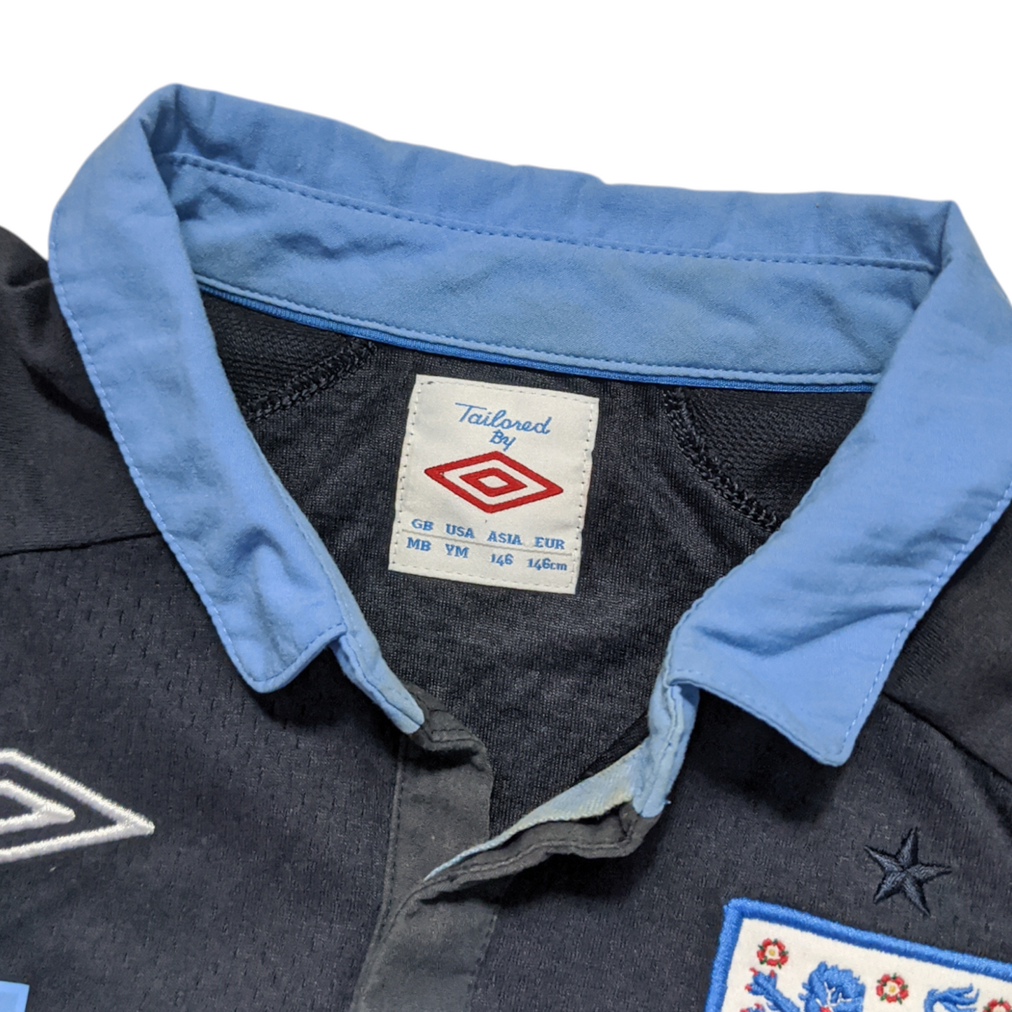 Original England 2011/12 Away - Gerrard #4 Size M Boys