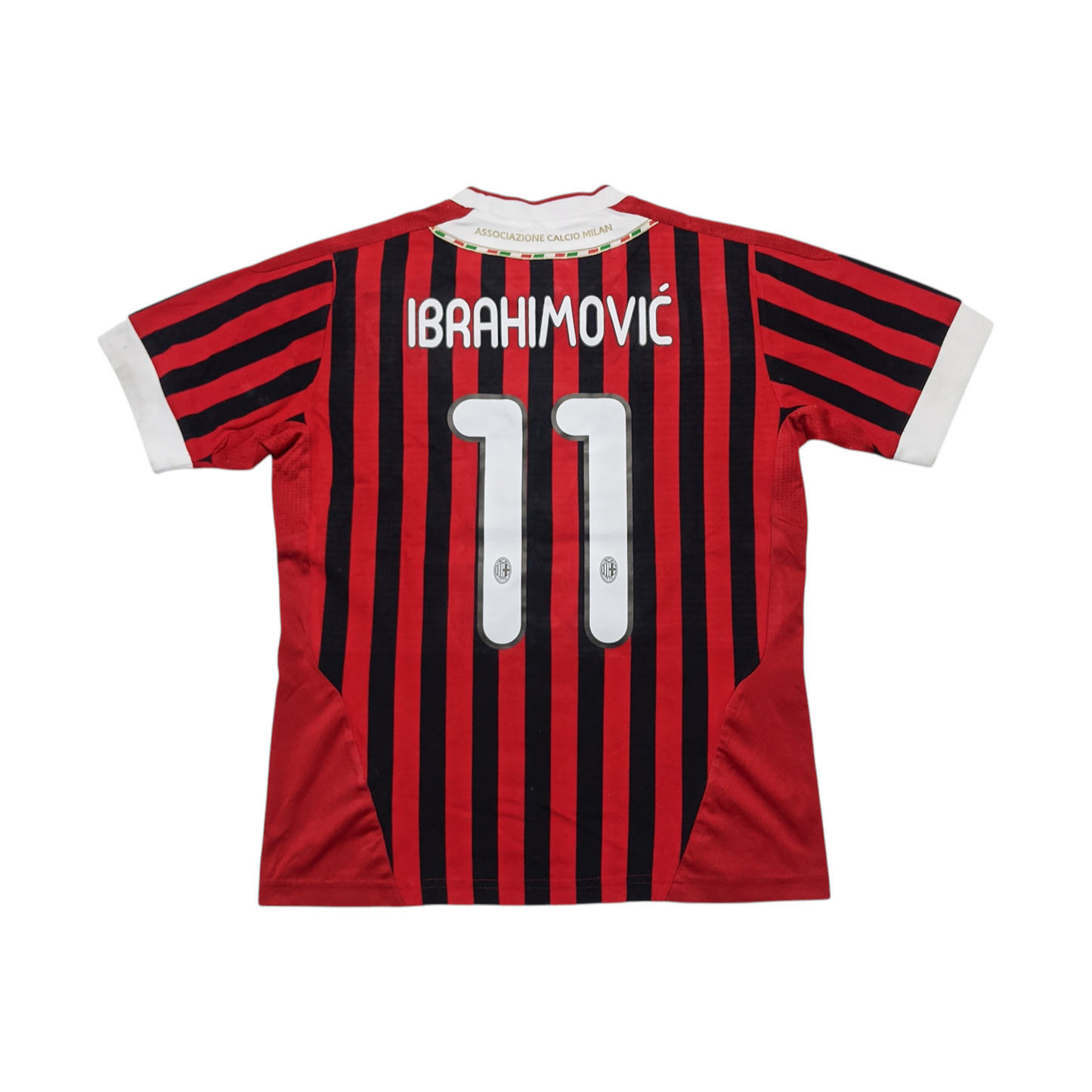 Original AC Milan 2011/12 Home - Ibrahimovic #11 Size XL Boys