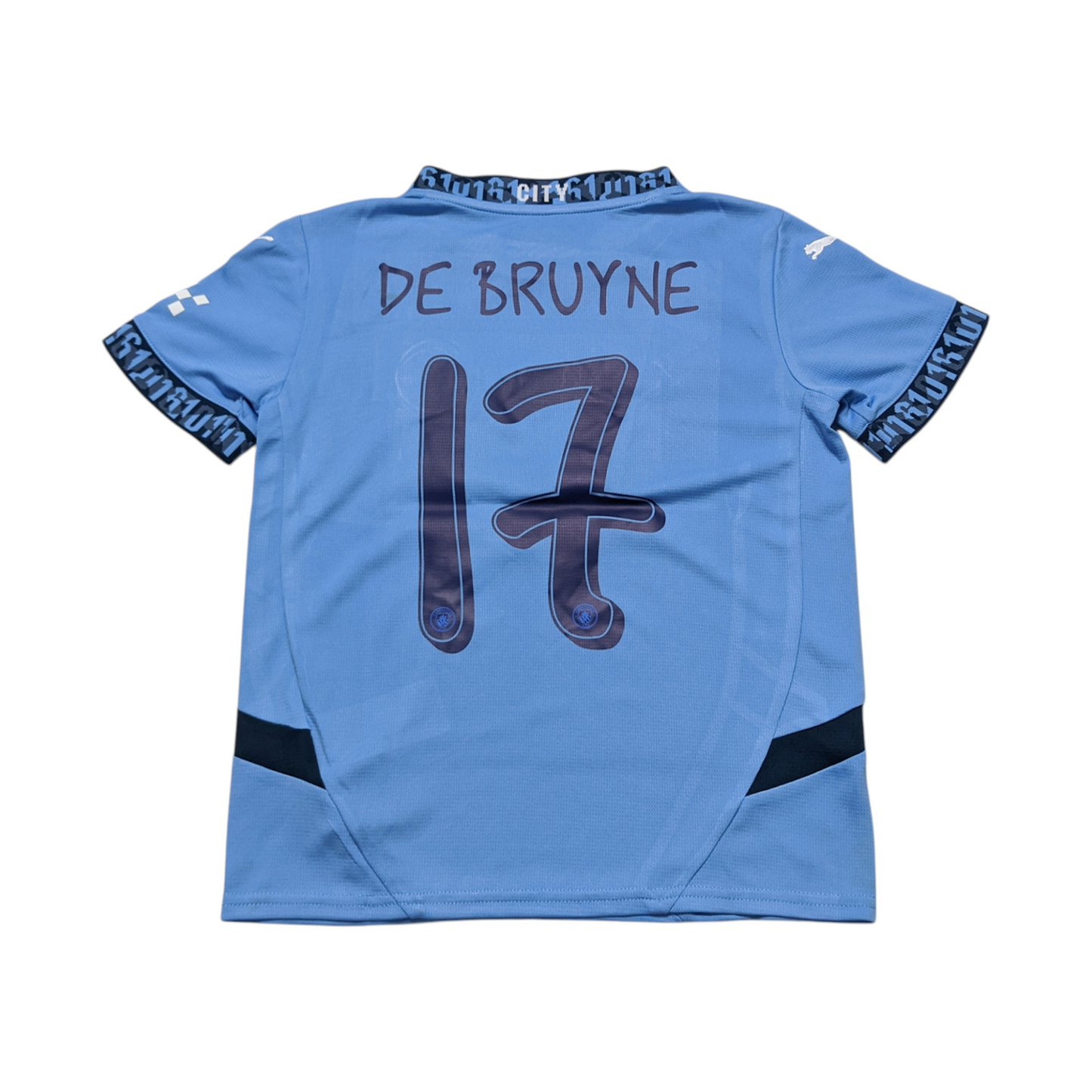 Original Manchester City 2024/25 Home - De Bruyne #17 Size S Boys