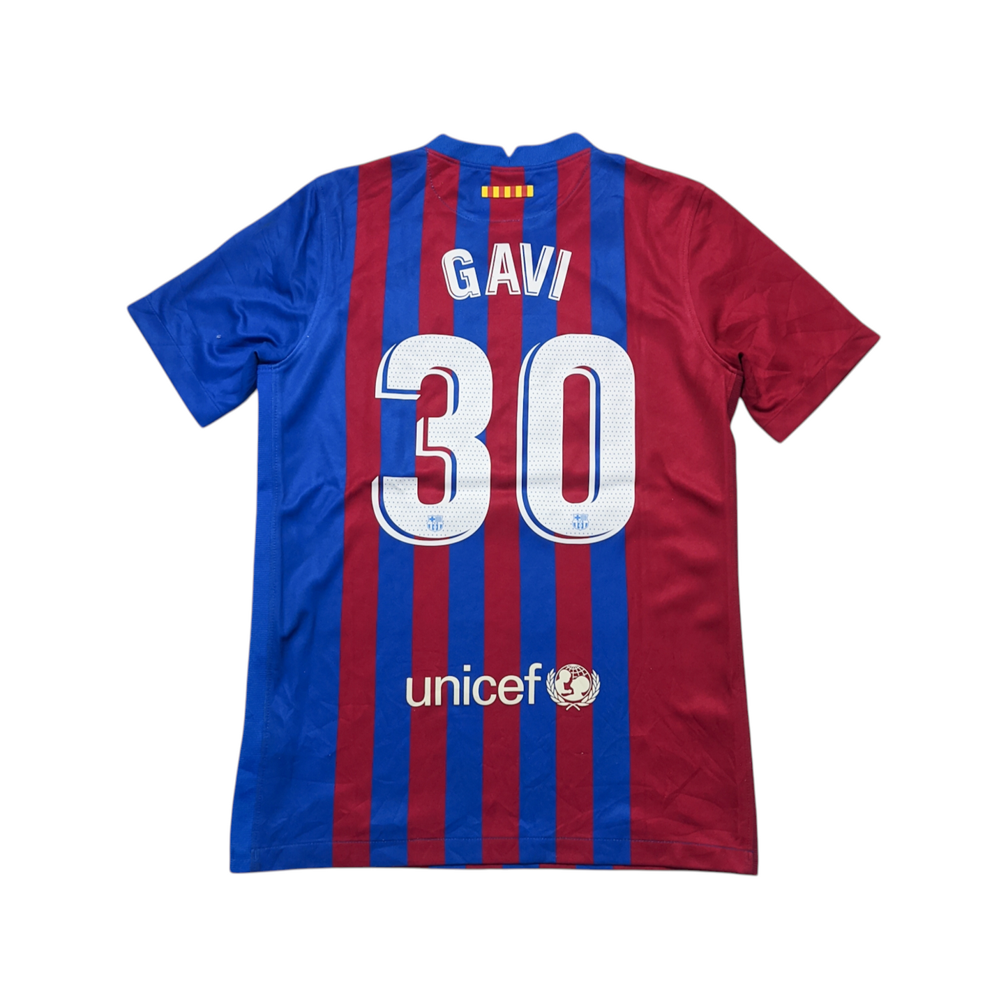 Original Barcelona 2021/22 Home - Gavi  #30 Size L fit M Boys