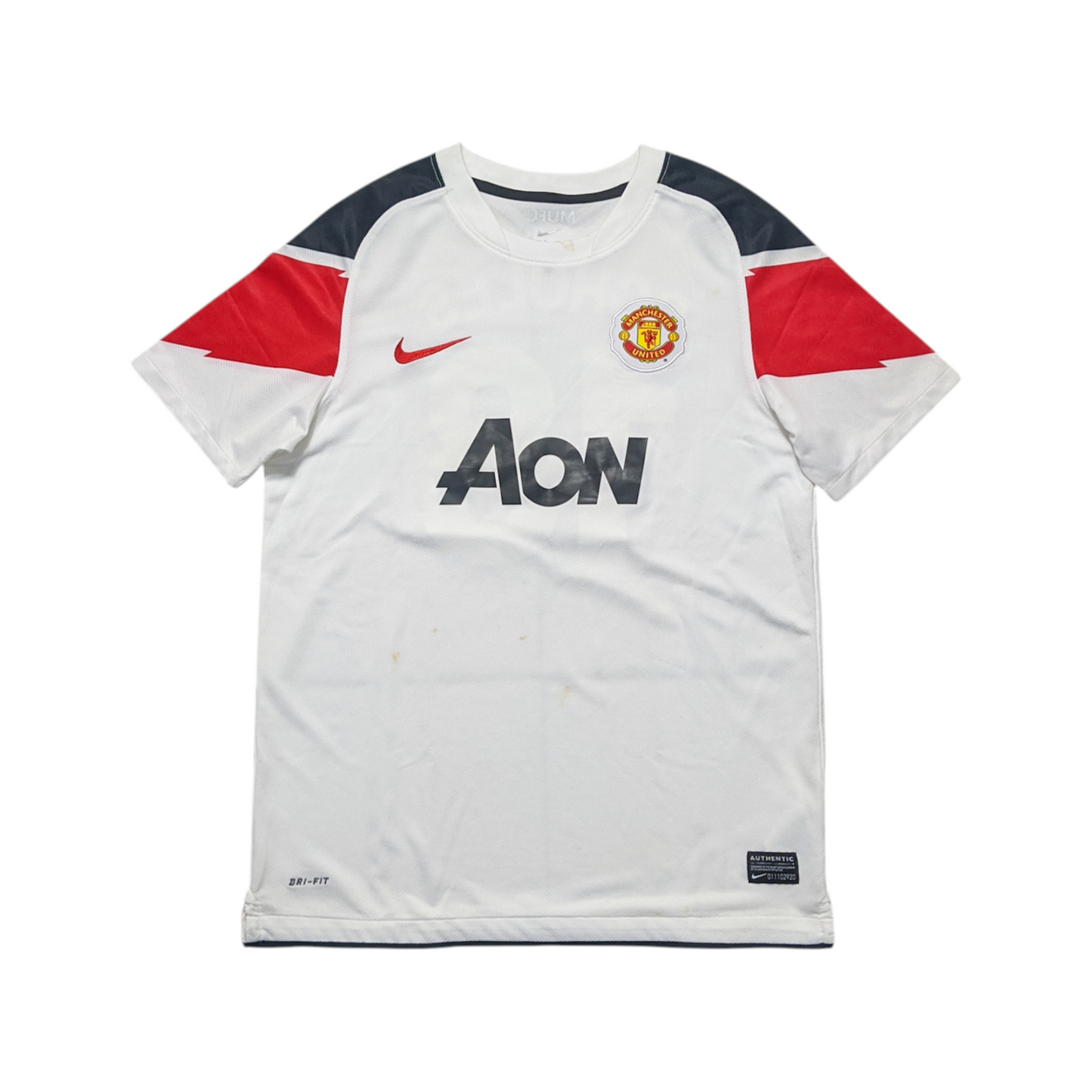 Original Manchester United 2010/11 Away - Scholes #18 Size L Boys