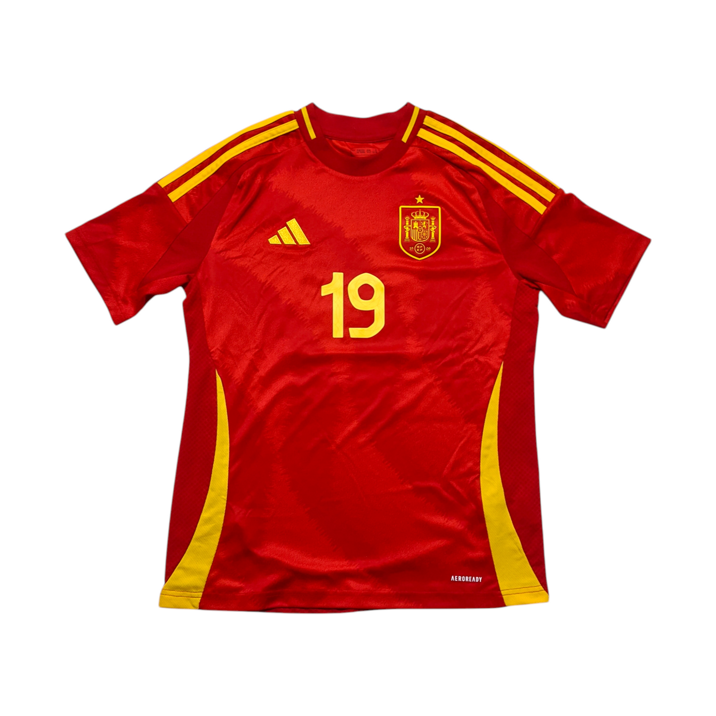 Original Spain 2024/25 Home - Lamine Yamal #19 Size L Boys