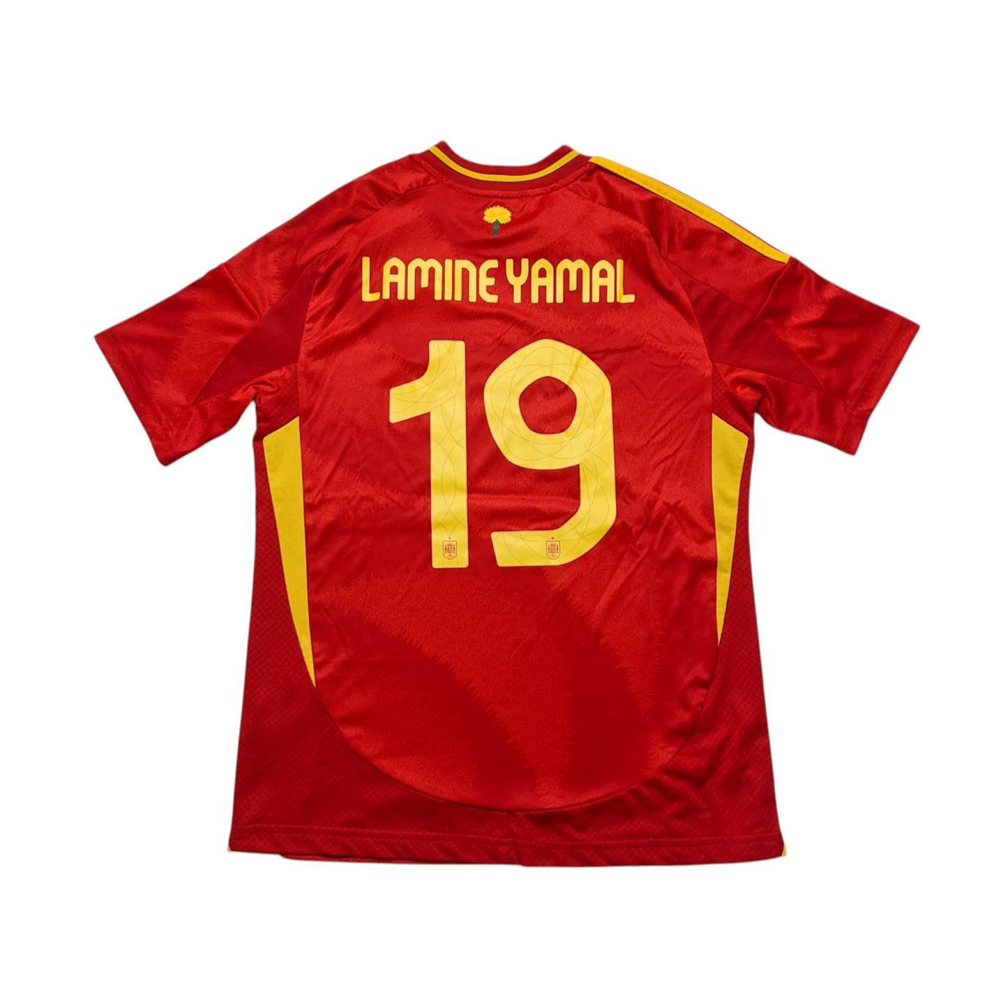 Original Spain 2024/25 Home - Lamine Yamal #19 Size L Boys