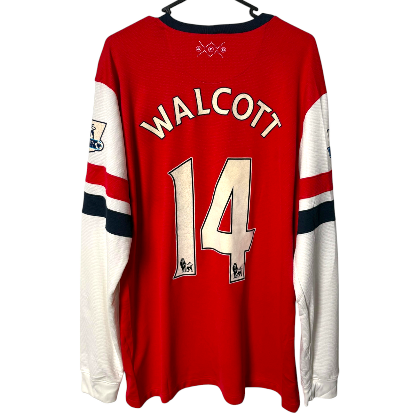 Original Arsenal 2012/14 Home - Walcott #14 Size L (Long sleeve)