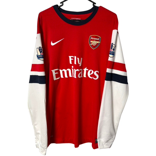 Original Arsenal 2012/14 Home - Walcott #14 Size L (Long sleeve)