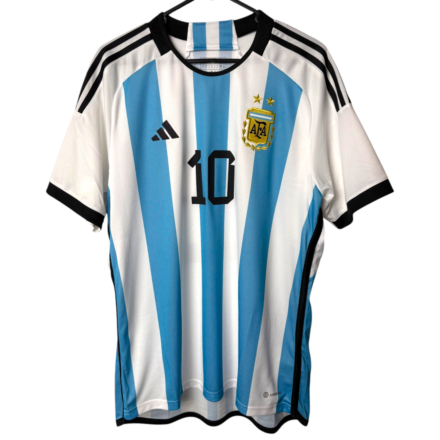 Original Argentina 2022 Home - Messi #10 Size L (2 stars)