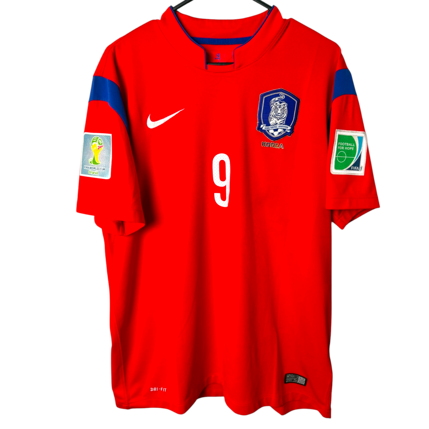 Original South Korea 2014 Home - Heung Ming Son #9 Size XL