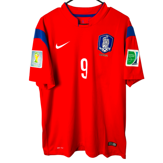 Original South Korea 2014 Home - Heung Ming Son #9 Size XL