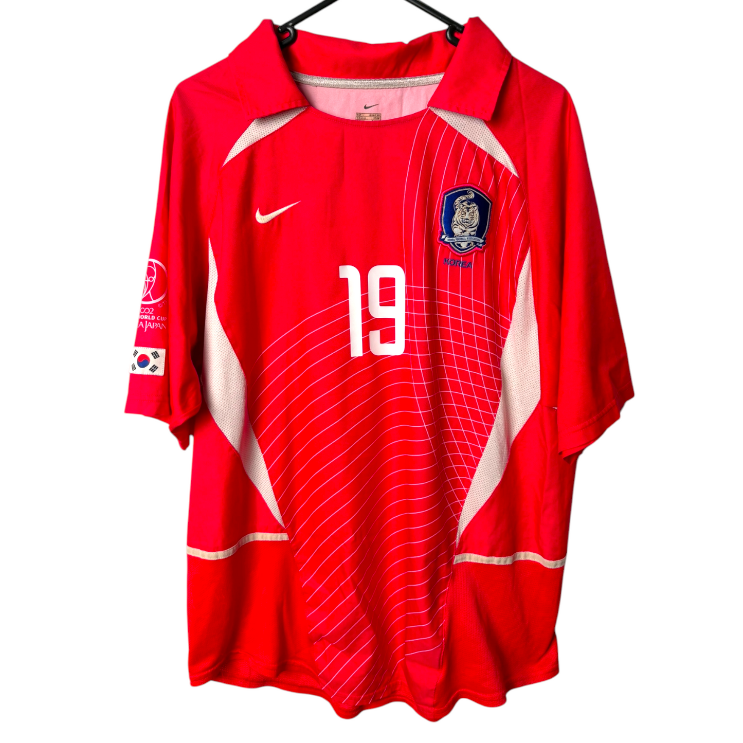 Original South Korea 2002 Home - Ahn Jung Hwan #19 Size L