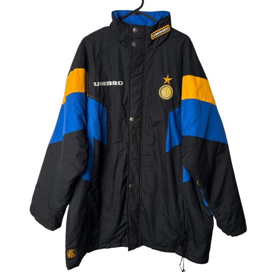 Original Inter Milan 1996/98 Padded Bench Coat - Size XL