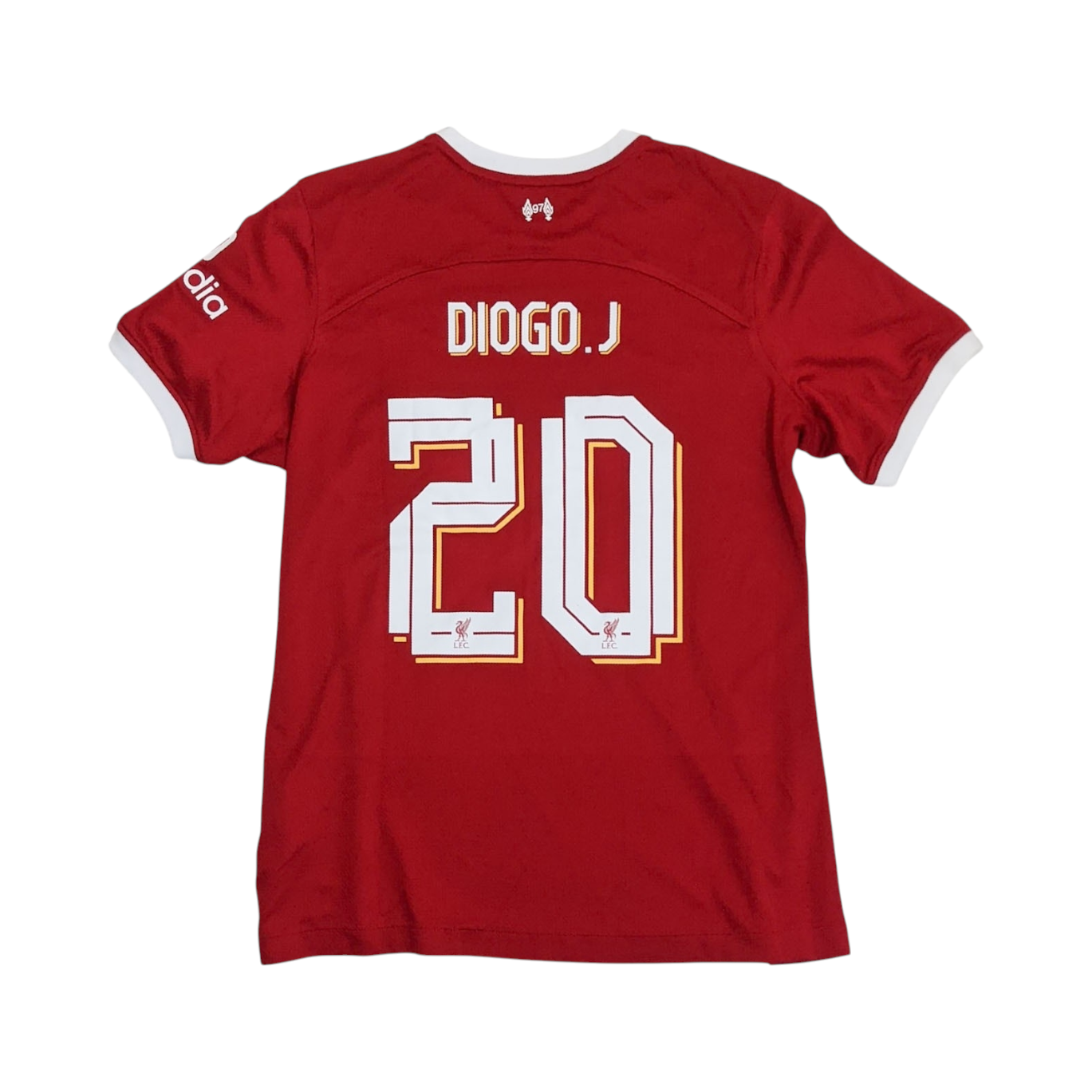 Original Liverpool 2023/24 Home - Diogo Jota #20 Size M Boys