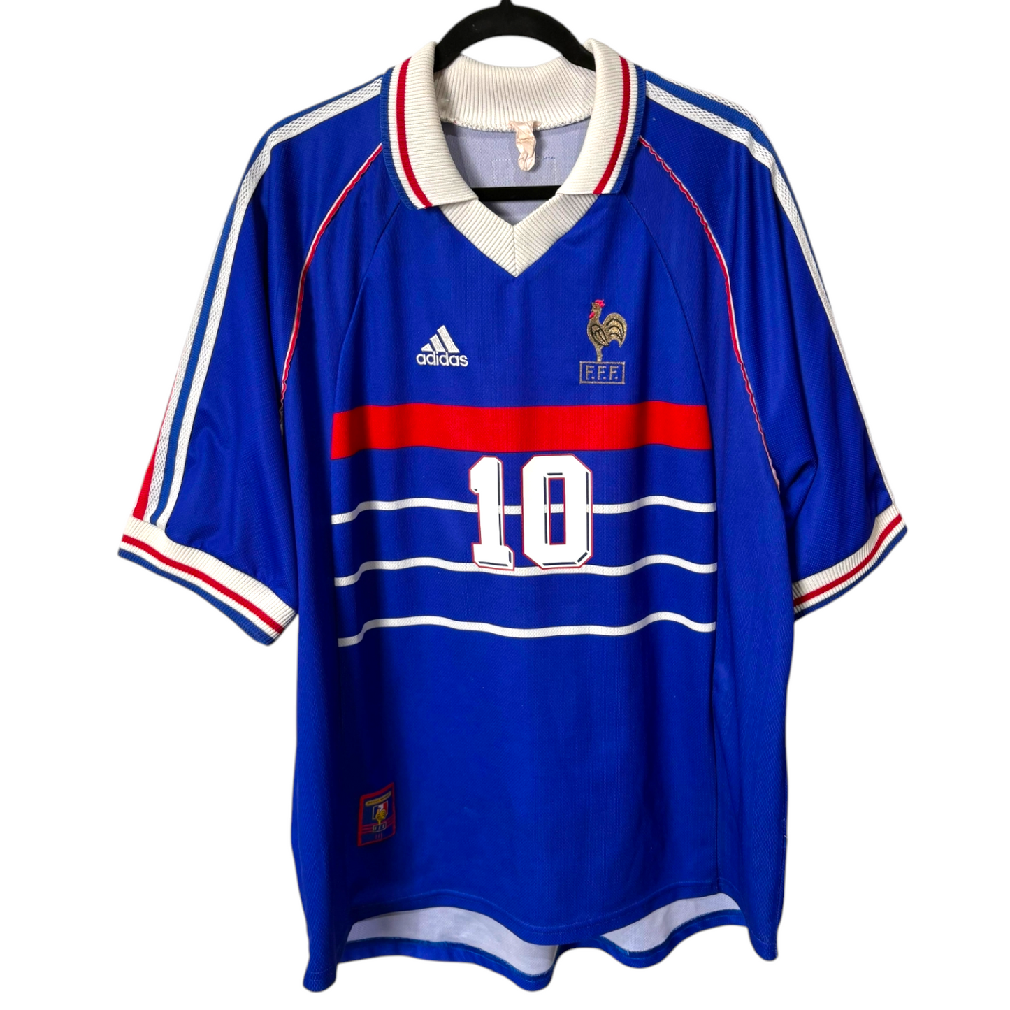Original France 1998 Home - Zidane #10 Size XL