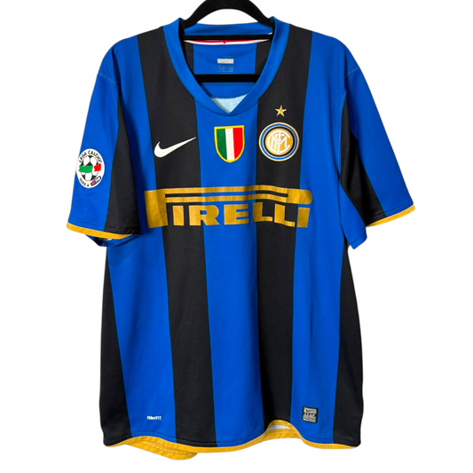 Original Inter Milan 2008/09 Home - J.Zanetti Size L