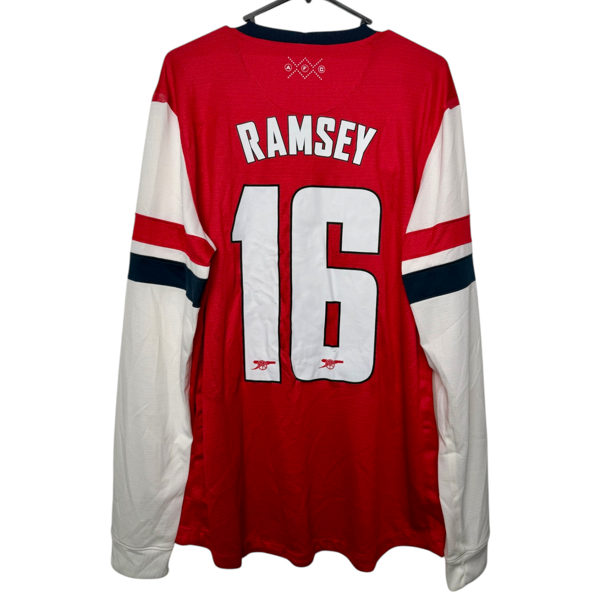 Original Arsenal 2012/14 Home - Ramsey #16 Size fit M (Player Issue) (Long Sleeve)