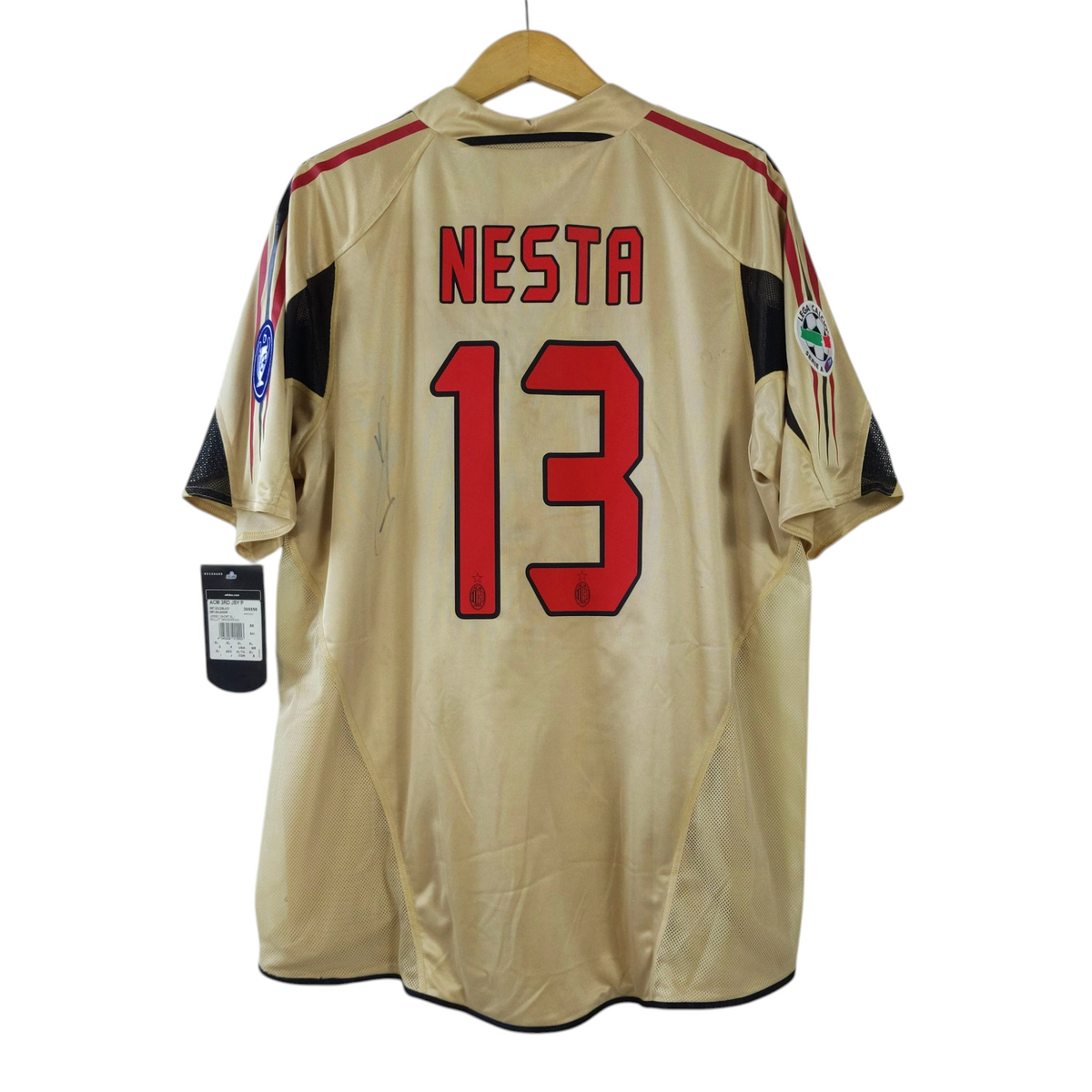 Original AC Milan 2004/05 Third - Nesta #13 Size XL (Bnwt)