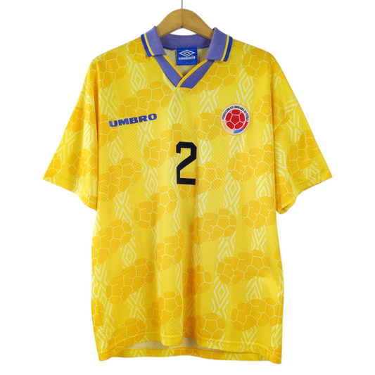 Original Colombia 1994/95 Home - Escobar #2 Size L