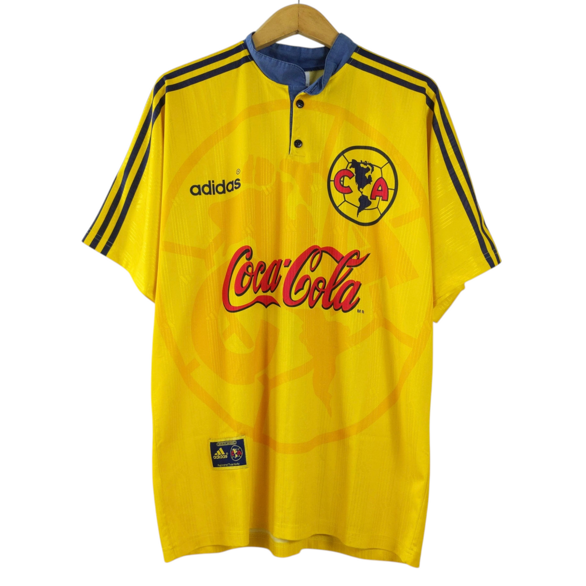 Original Club America 1997/98 Home - #10 Blanco Size L