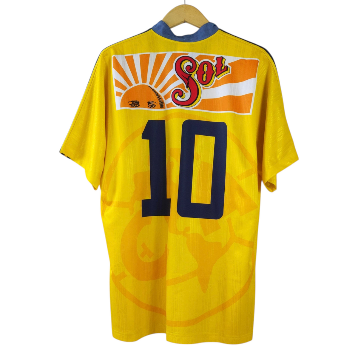 Original Club America 1997/98 Home - #10 Blanco Size L