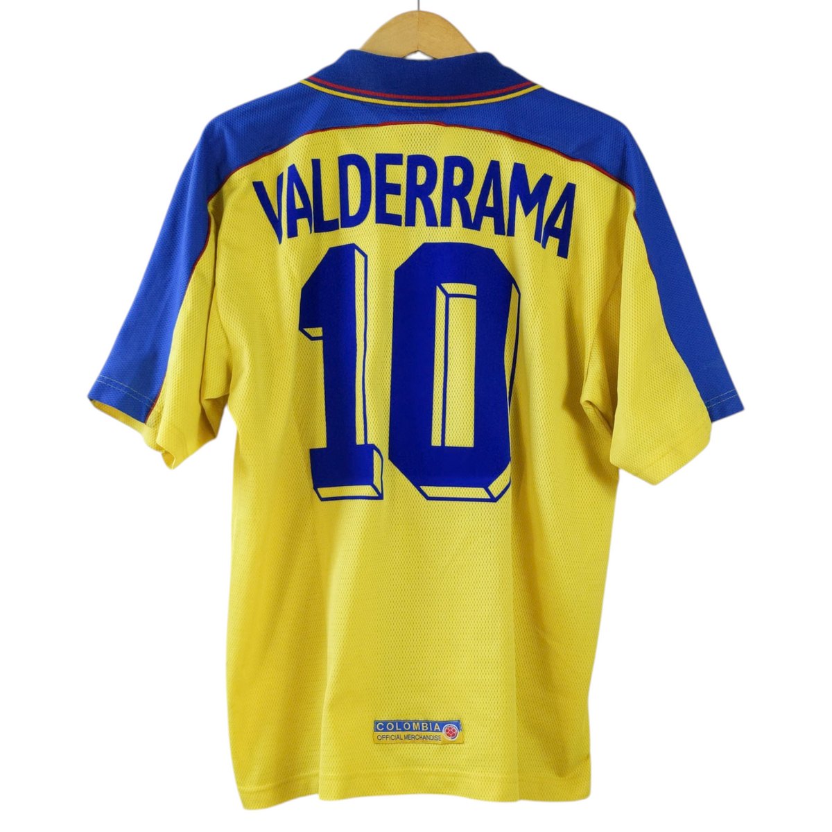Original Colombia 1998 Home - Valderrama #10 Size L