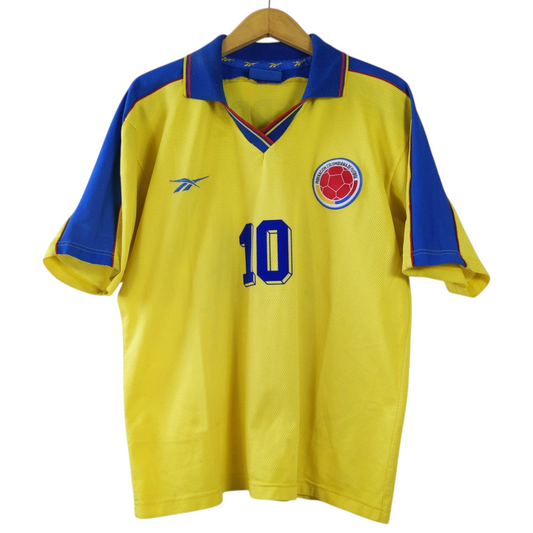 Original Colombia 1998 Home - Valderrama #10 Size L