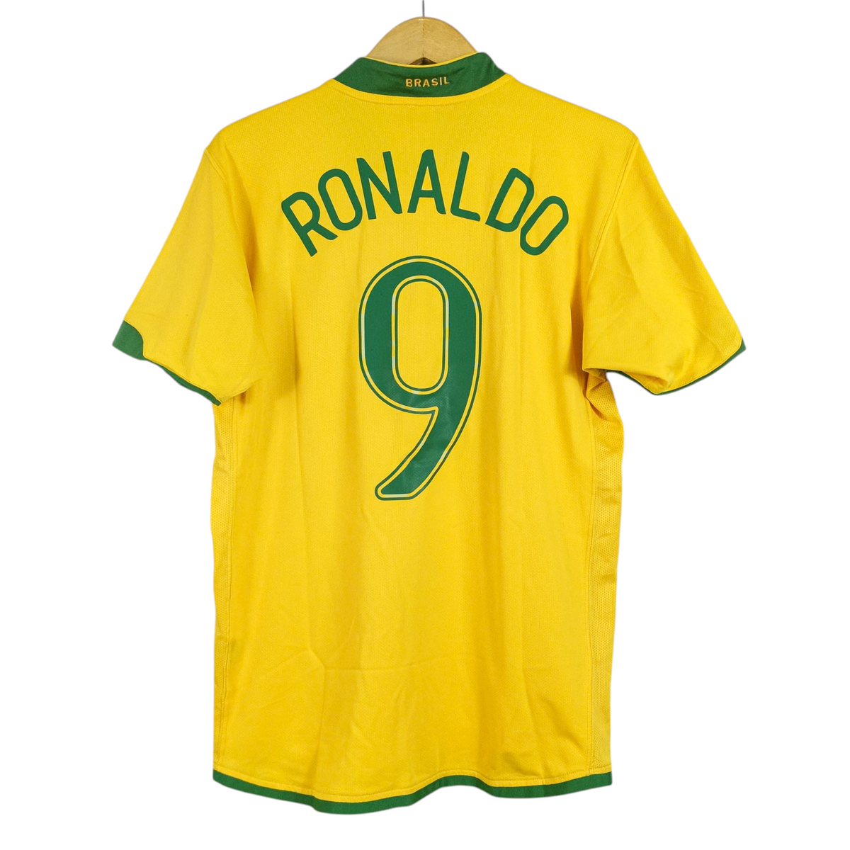 Original Brazil 2006 Home - Ronaldo #9 Size M