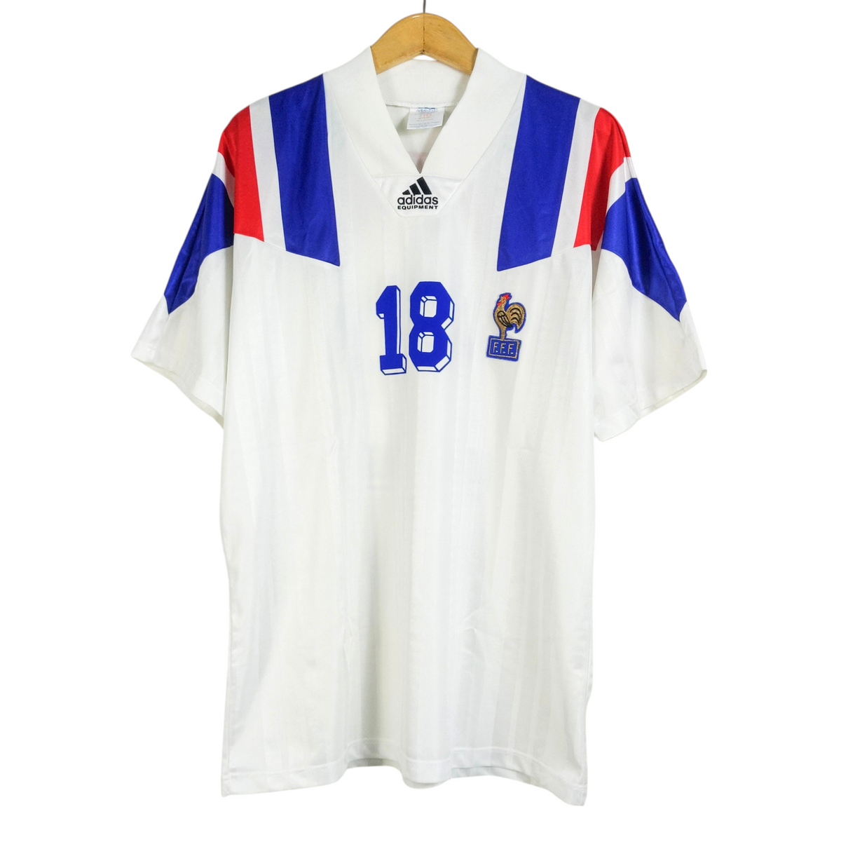 Original France 1992/94 Away - Cantona #18 Size L fit XL