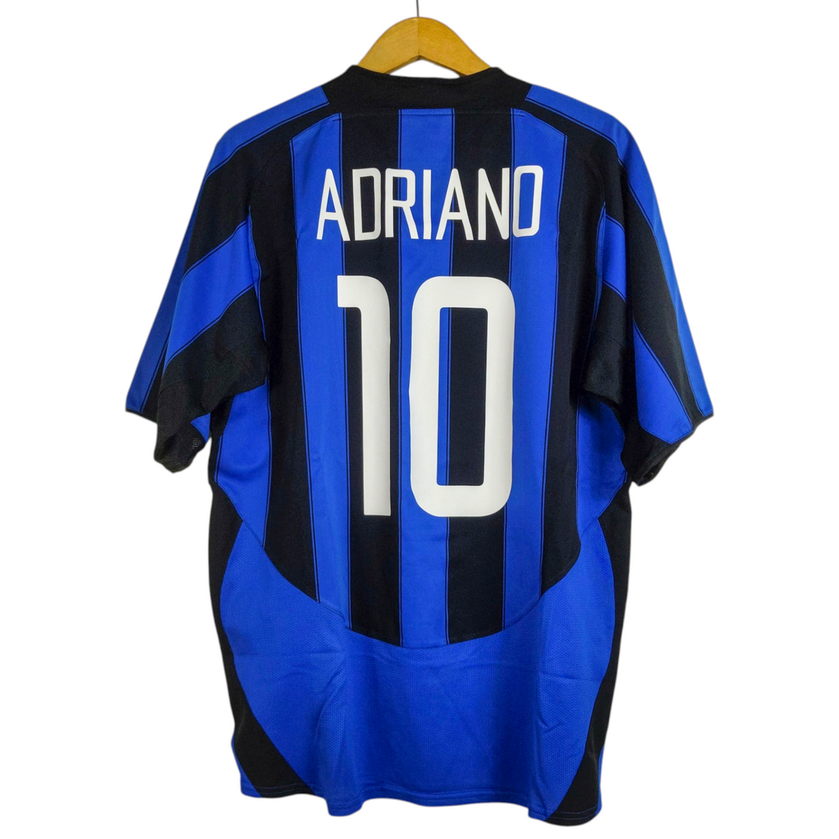 Original Inter Milan 2003/04 Home - Adriano #10 Size L