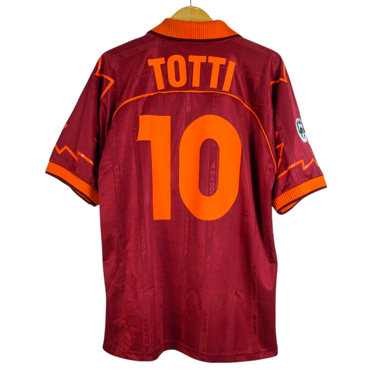 Original AS Roma 1999/00 Home - Totti #10 Size fit L