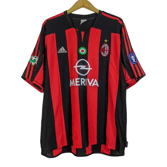 Original AC Milan 2003/04 Home - Maldini #3 Size XL
