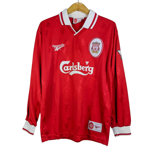 Original Liverpool 1996/98 Home - Owen #18 Size fit L (Long Sleeve)
