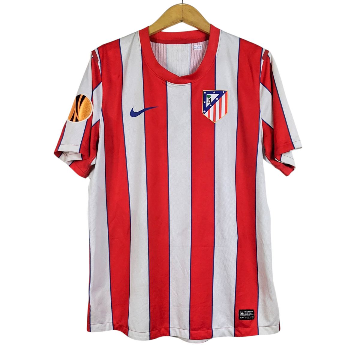 Original Atletico Madrid 2011/12 Home - Falcao #9 Size fit L (Player Issue)