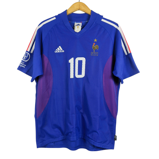Original France 2002/04 Home - Zidane #10 Size fit L