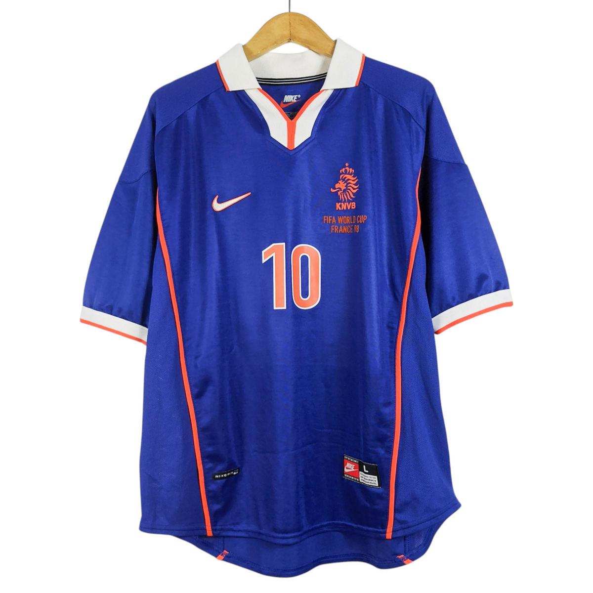 Original Netherlands 1998 Away - Seedorf #10 Size L