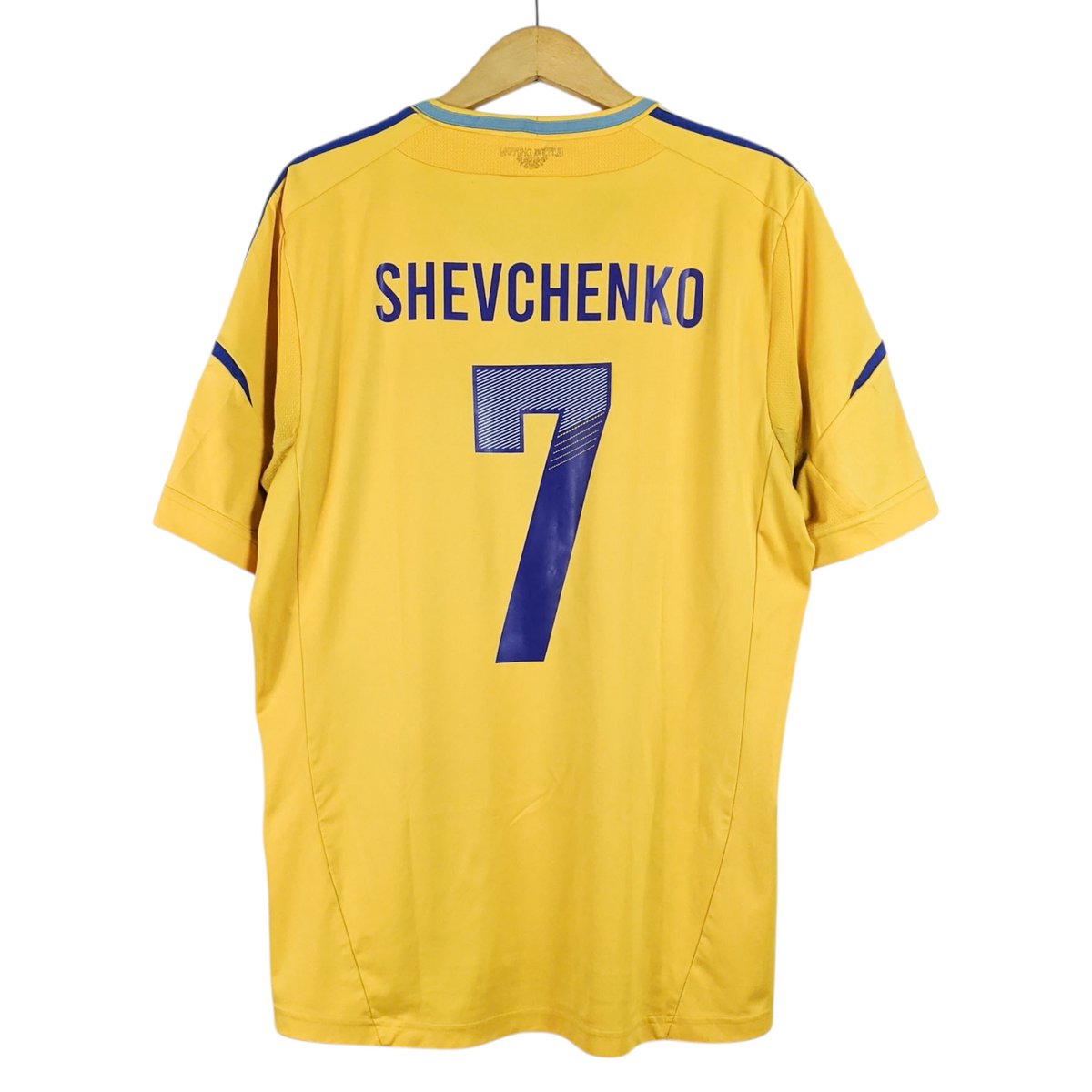 Original Ukraine 2011/13 Home - Shevchenko #7 Size XL