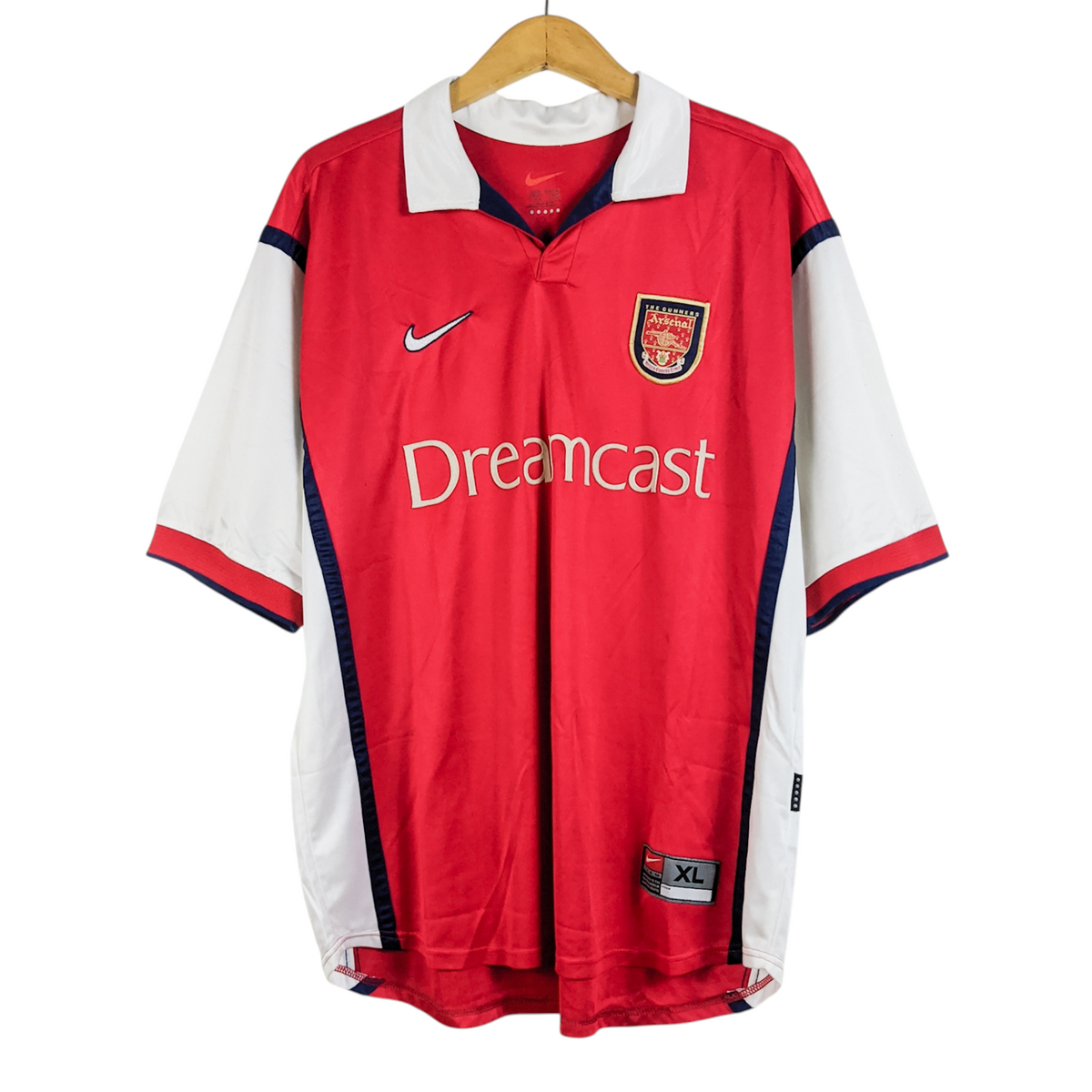 Original Arsenal 1999/00 Home - Bergkamp #10 Size XL