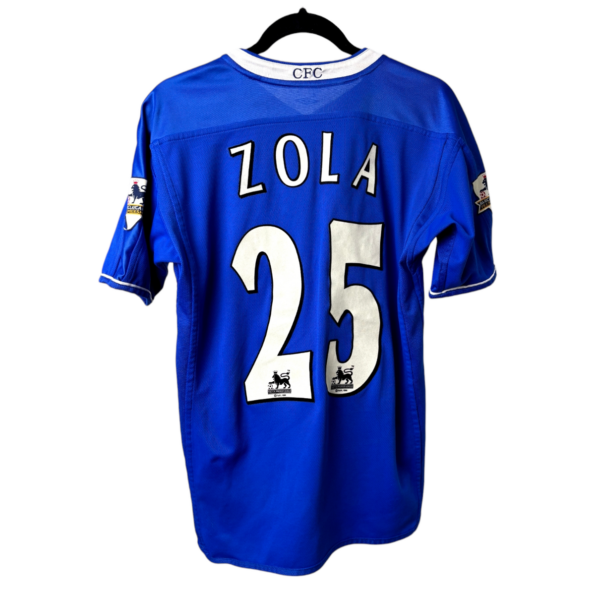 Original Chelsea 2003/05 Home - Zola #25 Size S