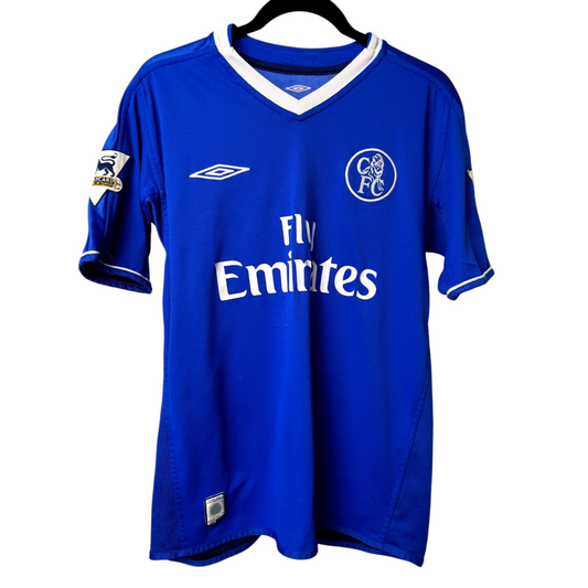 Original Chelsea 2003/05 Home - Zola #25 Size S