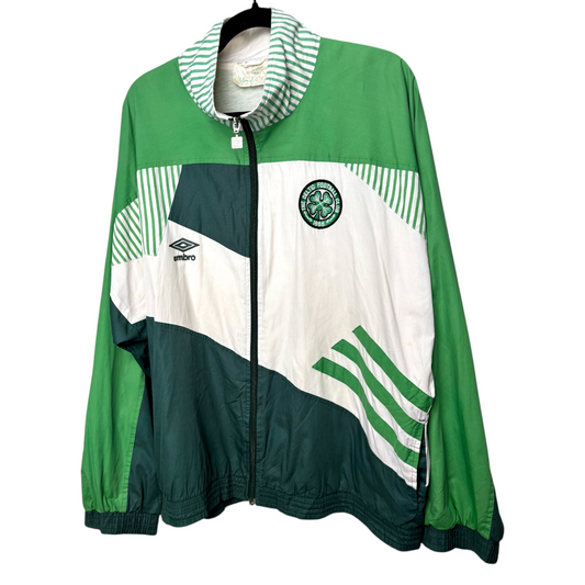 Original Celtic 1991/92 Track Jacket - Size L