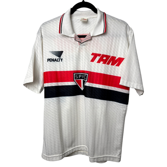 Original São Paulo FC 1993/95 Home - Ronaldão #4 Size M