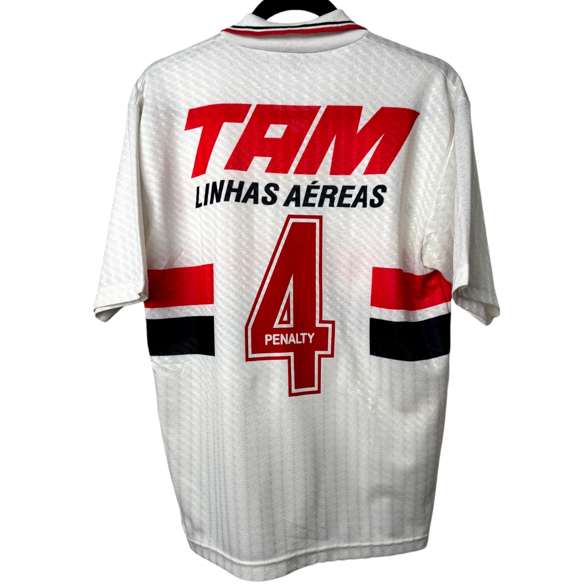 Original São Paulo FC 1993/95 Home - Ronaldão #4 Size M