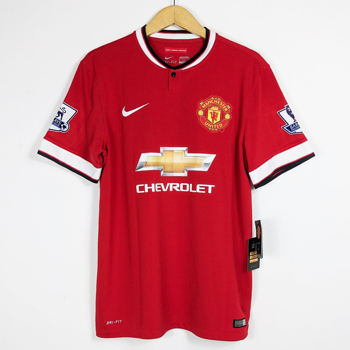 Authentic Manchester United 2014/15 Home - Juan Mata #8 Size M (Bnwt)