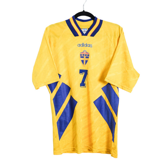 Authentic Sweden 1994 Home - Larsson #7 Size M