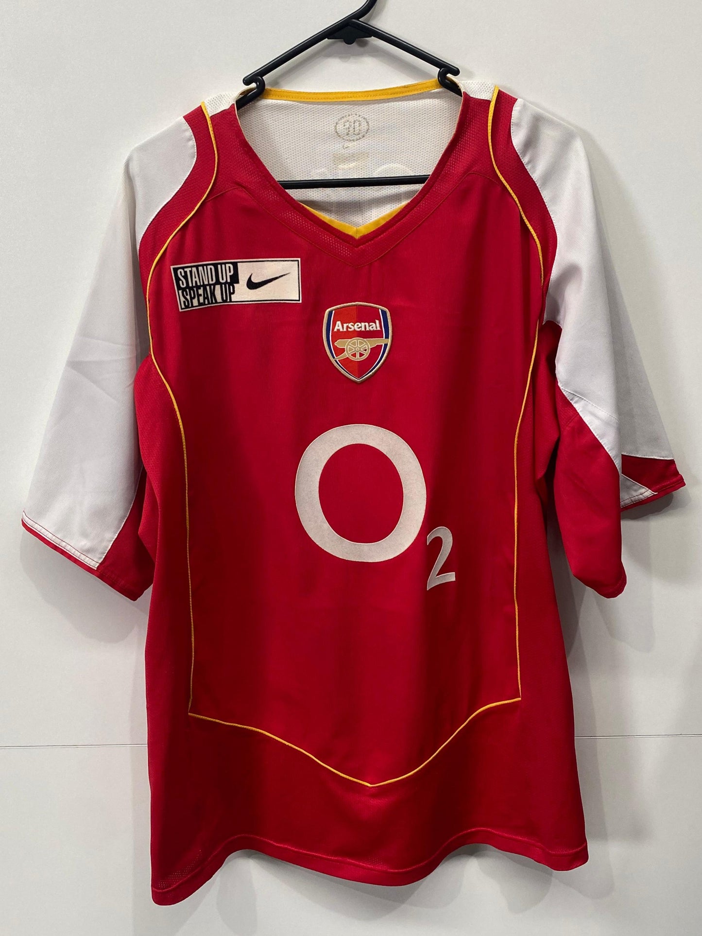 Authentic Arsenal 2004/05 Home - Dennis Bergkamp #10 Size L